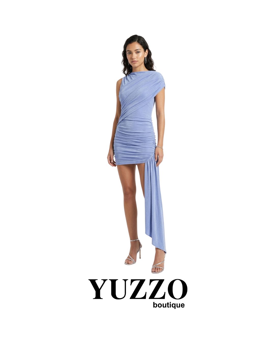 VESTIDO AZUL CIELO STRECH