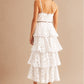 VESTIDO BLANCO GIPIUR OLANES TIRANTE