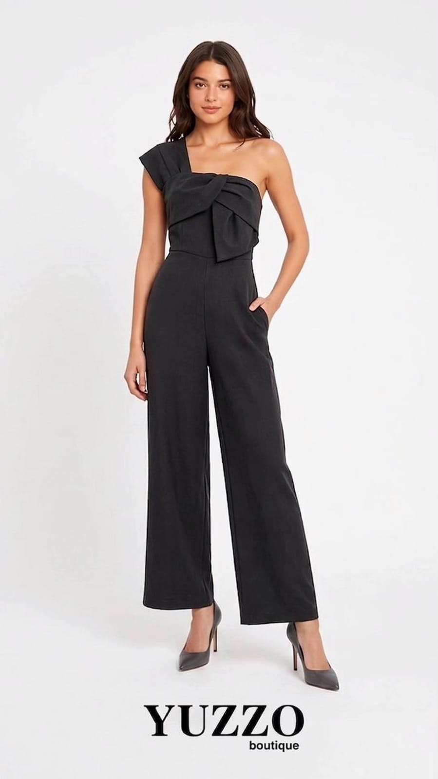 JUMPSUIT NEGRO LISO