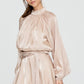 Vestido corto de seda