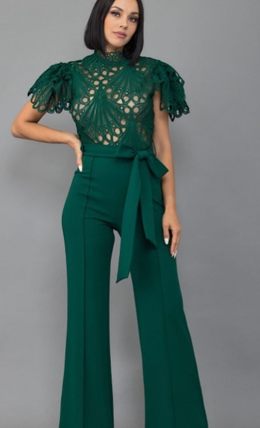 JUMPSUIT VERDE GIPIUR